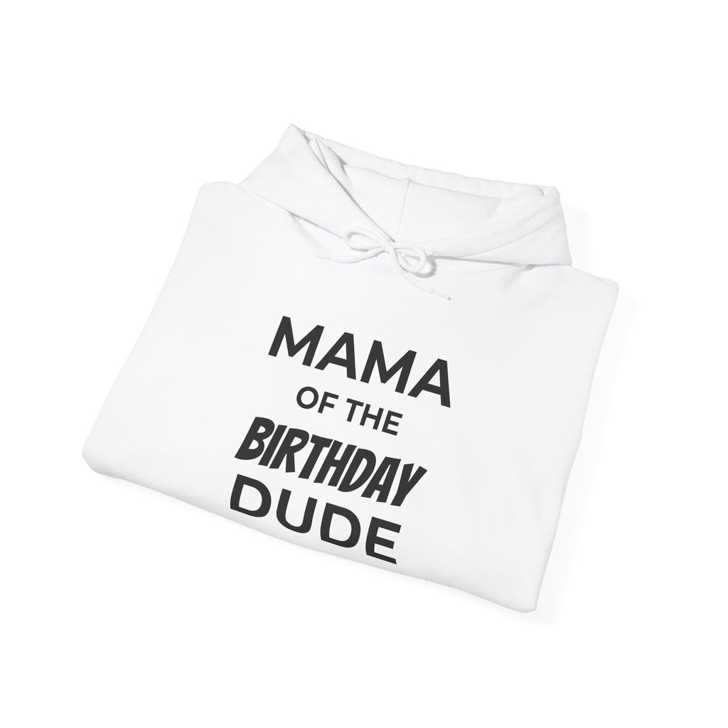 Mama of the Birthday Dude Hoodie — Funny Mom Birthday Sweatshirt