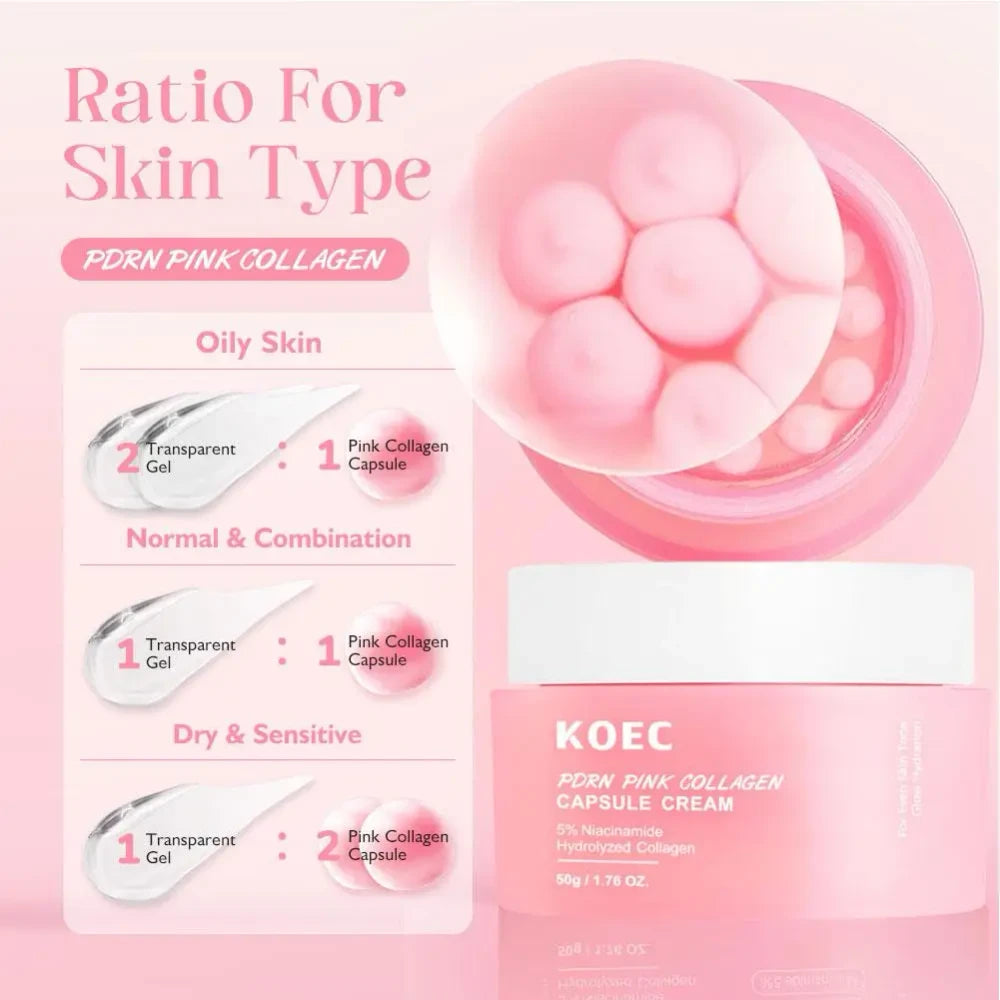Collagen Jelly Cream Niacinamide Hydrolyzed Moisturizer