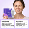 Travel-Sized Purple Tooth Whitening Mouthwash