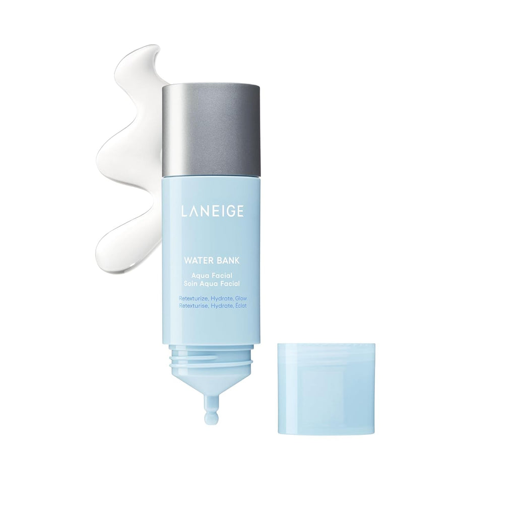 LANEIGE Water Bank Aqua Facial Serum | K-Beauty Exfoliating & Hydrating Serum | AHA BHA PHA Gentle Exfoliation| Hyaluronic Acid & Ceramide Glow Boost | Smooth, Soft, Radiant Skin