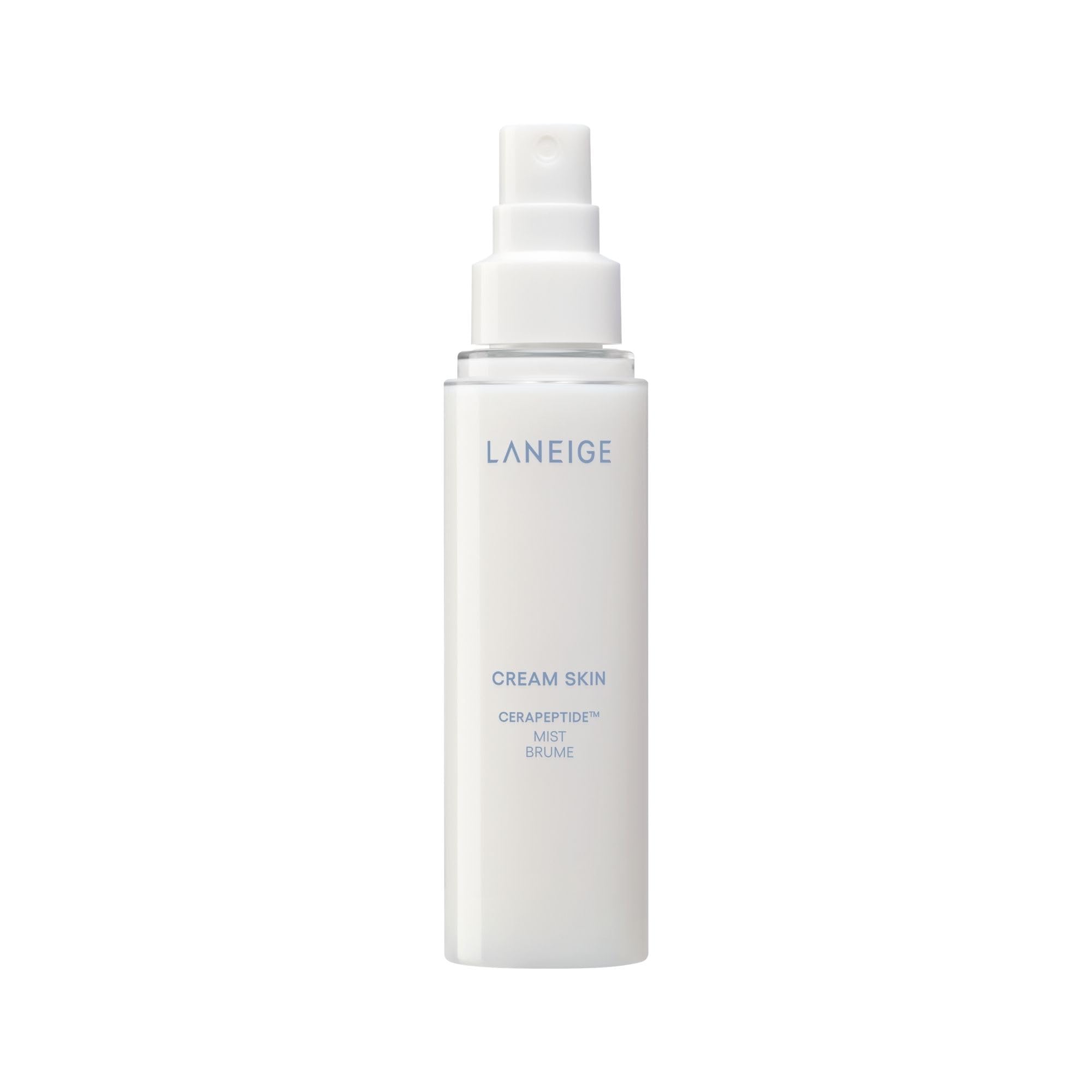 LANEIGE Cream Skin Toner & Moisturizer: Lightweight Refillable Korean Milky Toner with Ceramide & Peptide for Hydration, Firming, & Barrier Support