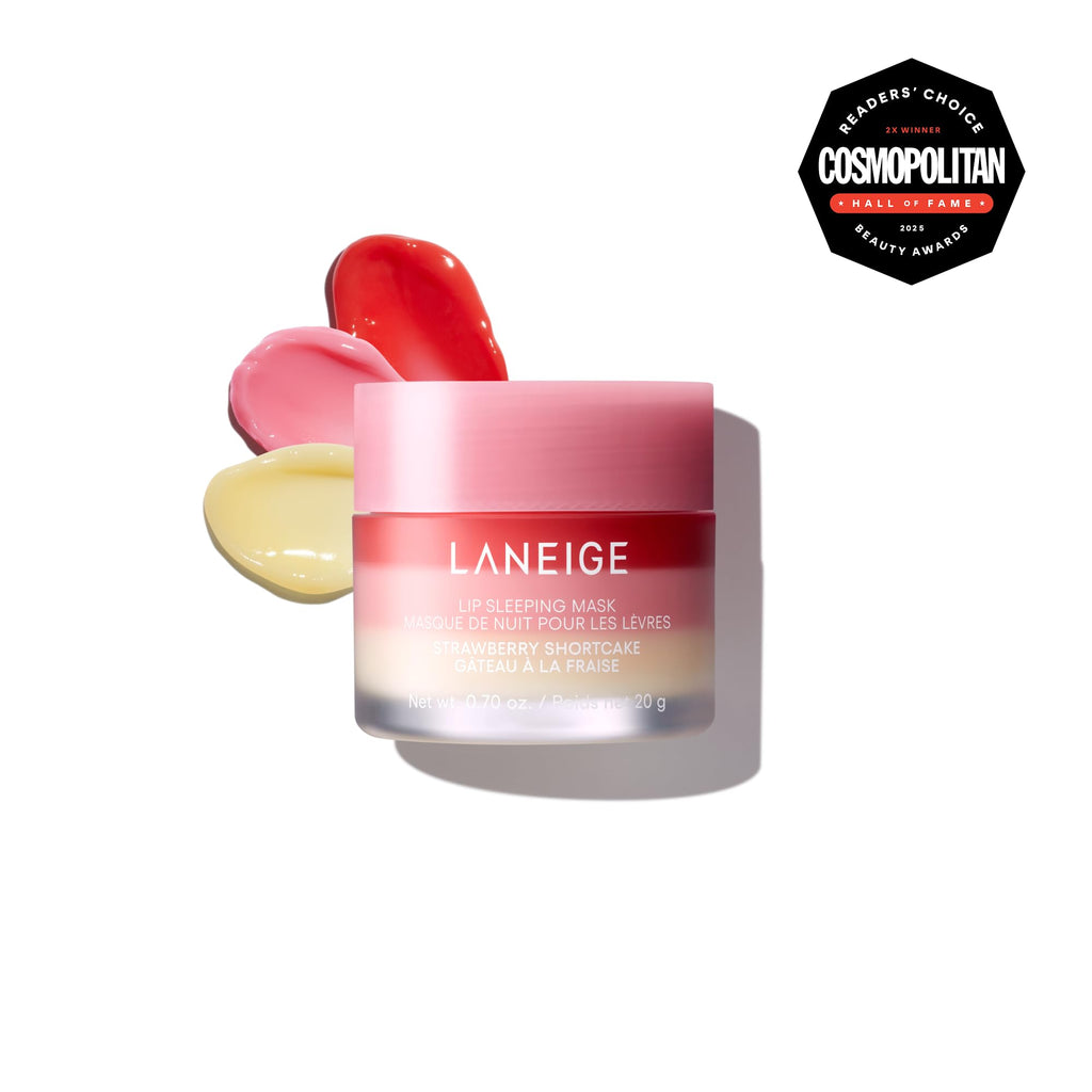 LANEIGE Lip Sleeping Mask: Korean Overnight Treatment For Dry Lips | Hydrating & Nourishing Overnight Lip Treatment Mask with Vitamin C, Shea & Murumuru Seed Butter