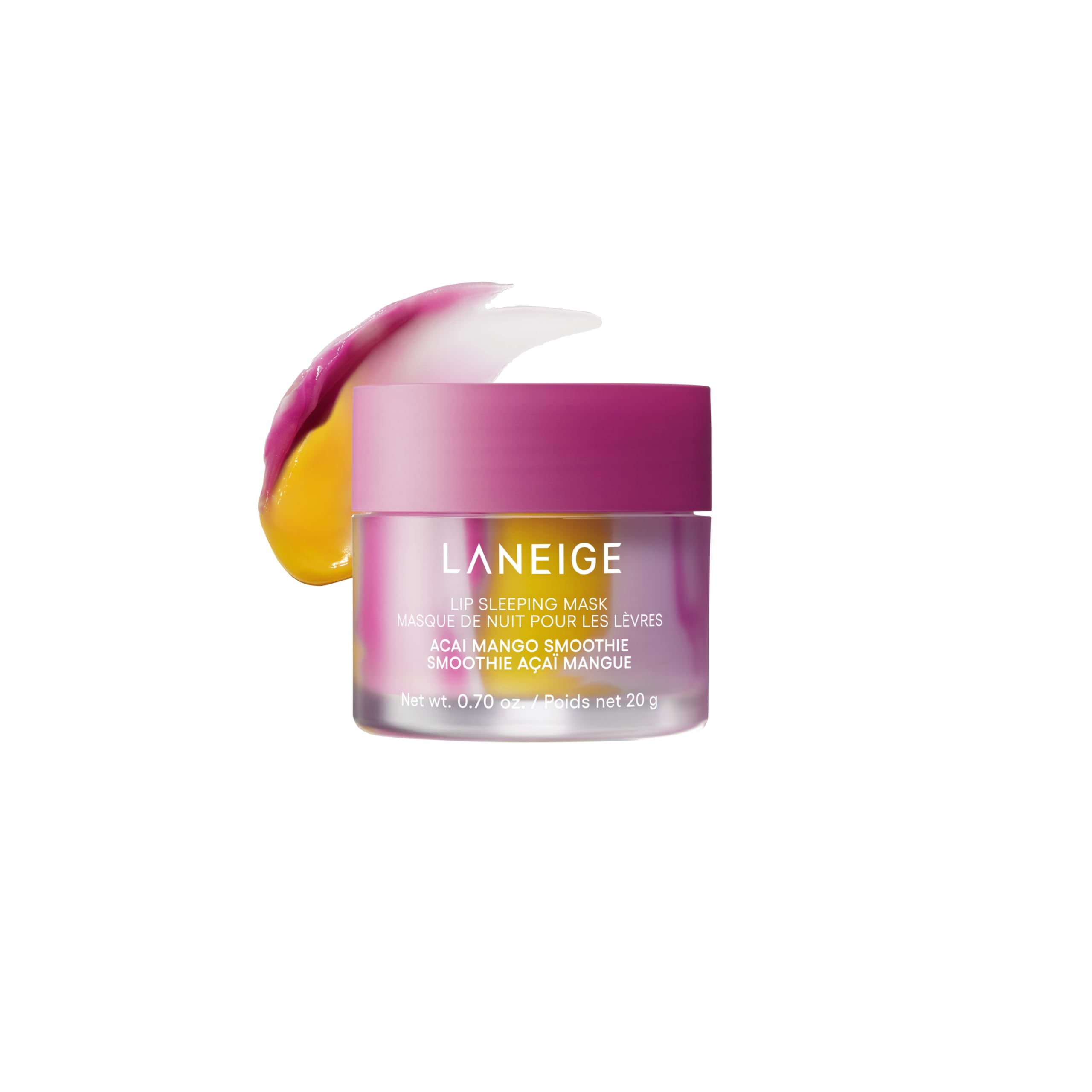 LANEIGE Lip Sleeping Mask: Korean Overnight Treatment For Dry Lips | Hydrating & Nourishing Overnight Lip Treatment Mask with Vitamin C, Shea & Murumuru Seed Butter