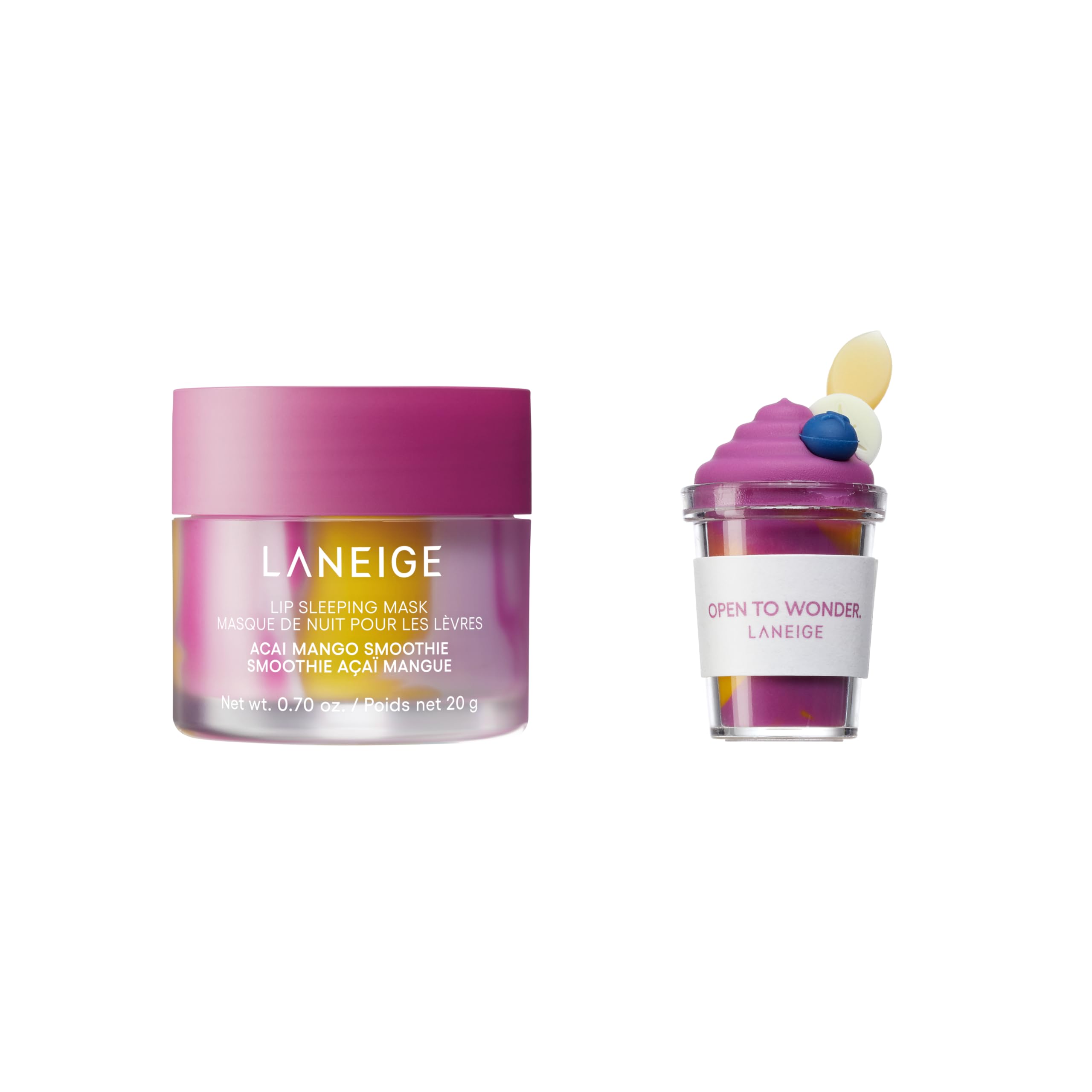 LANEIGE Lip Sleeping Mask: Korean Overnight Treatment For Dry Lips | Hydrating & Nourishing Overnight Lip Treatment Mask with Vitamin C, Shea & Murumuru Seed Butter