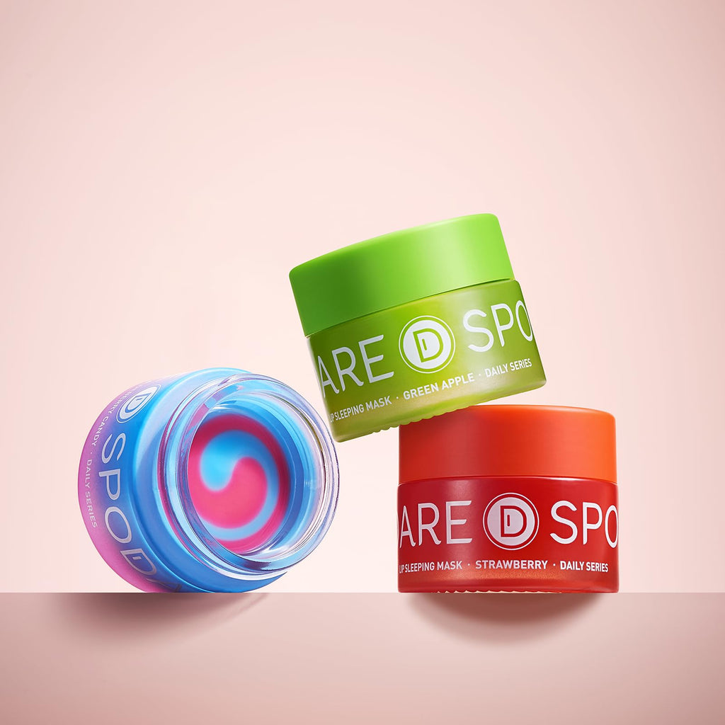 SPODARE Blueberry Lip Mask Overnight, Swirl Lip Sleeping Mask -12g