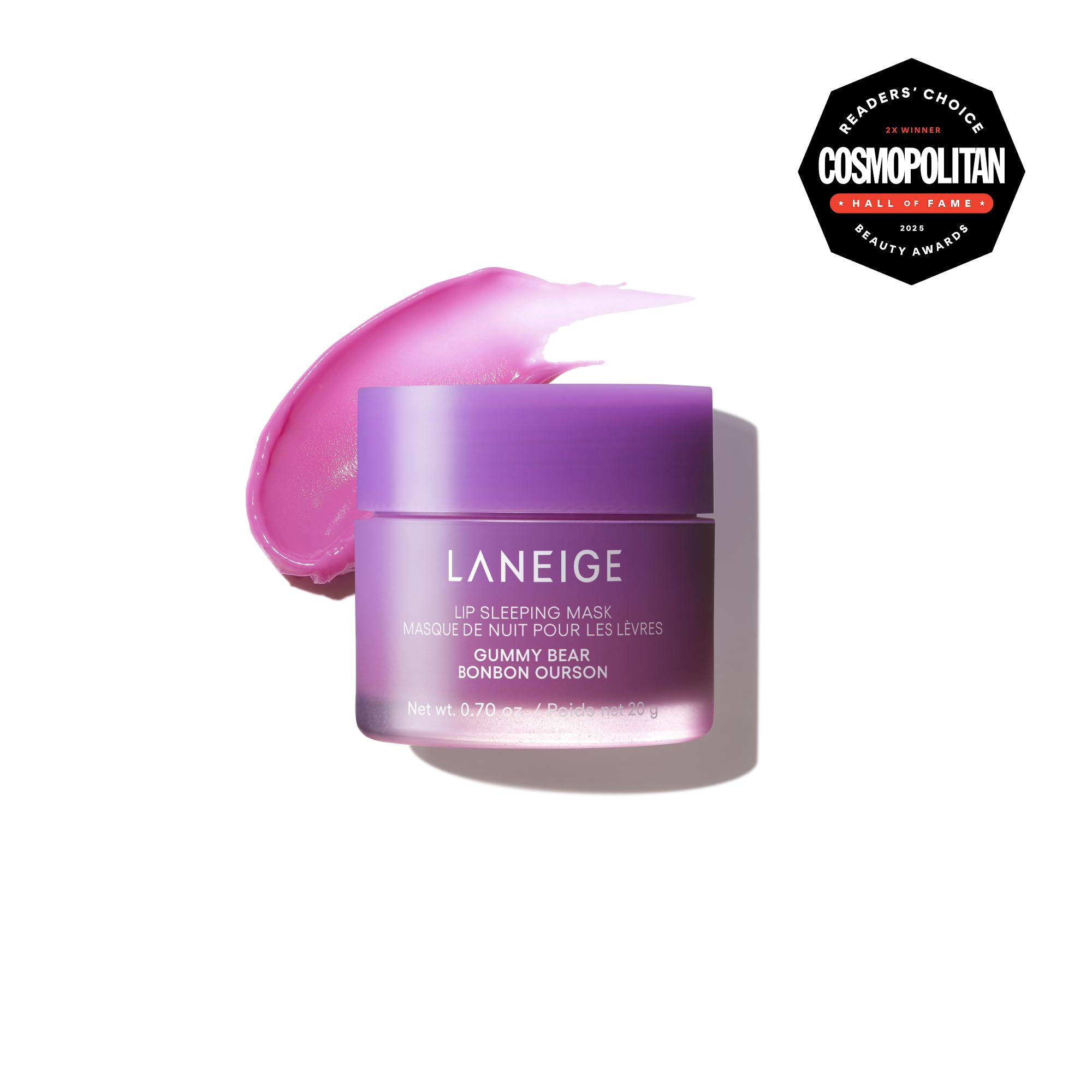 LANEIGE Lip Sleeping Mask: Korean Overnight Treatment For Dry Lips | Hydrating & Nourishing Overnight Lip Treatment Mask with Vitamin C, Shea & Murumuru Seed Butter