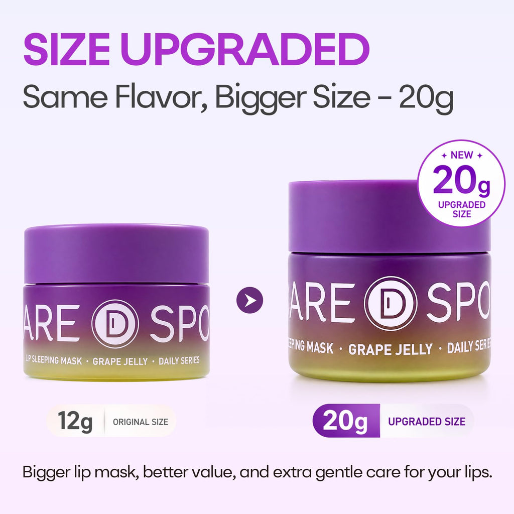 SPODARE Blueberry Lip Mask Overnight, Swirl Lip Sleeping Mask -12g