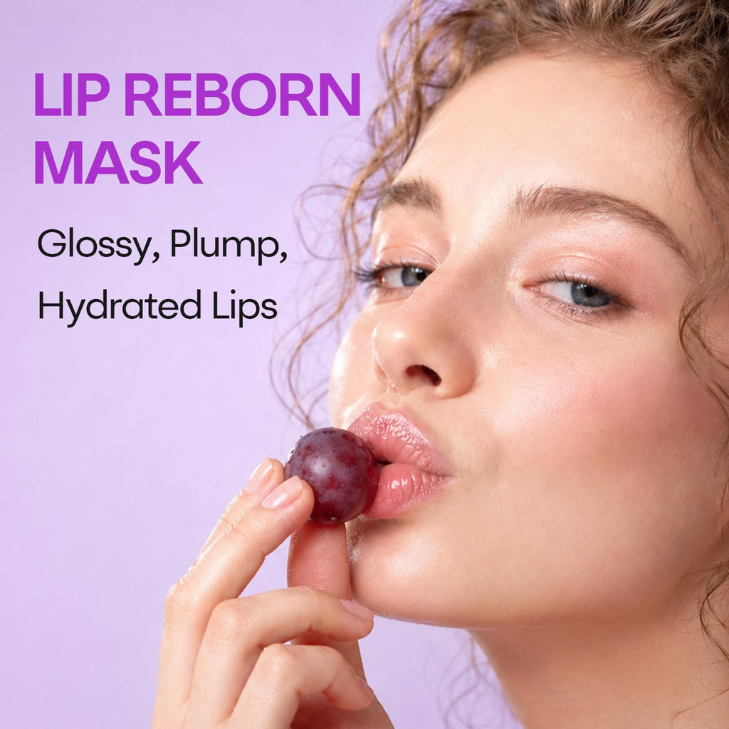 SPODARE Blueberry Lip Mask Overnight, Swirl Lip Sleeping Mask -12g
