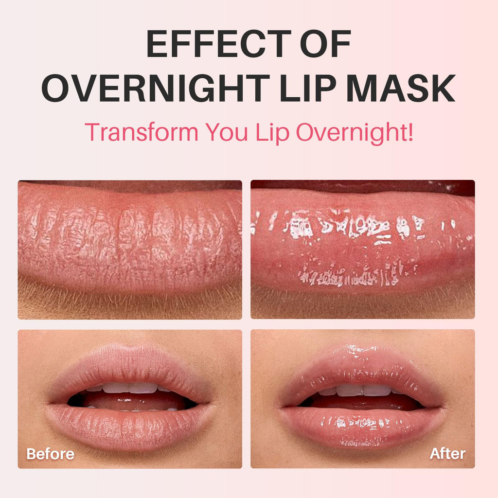 SPODARE Blueberry Lip Mask Overnight, Swirl Lip Sleeping Mask -12g