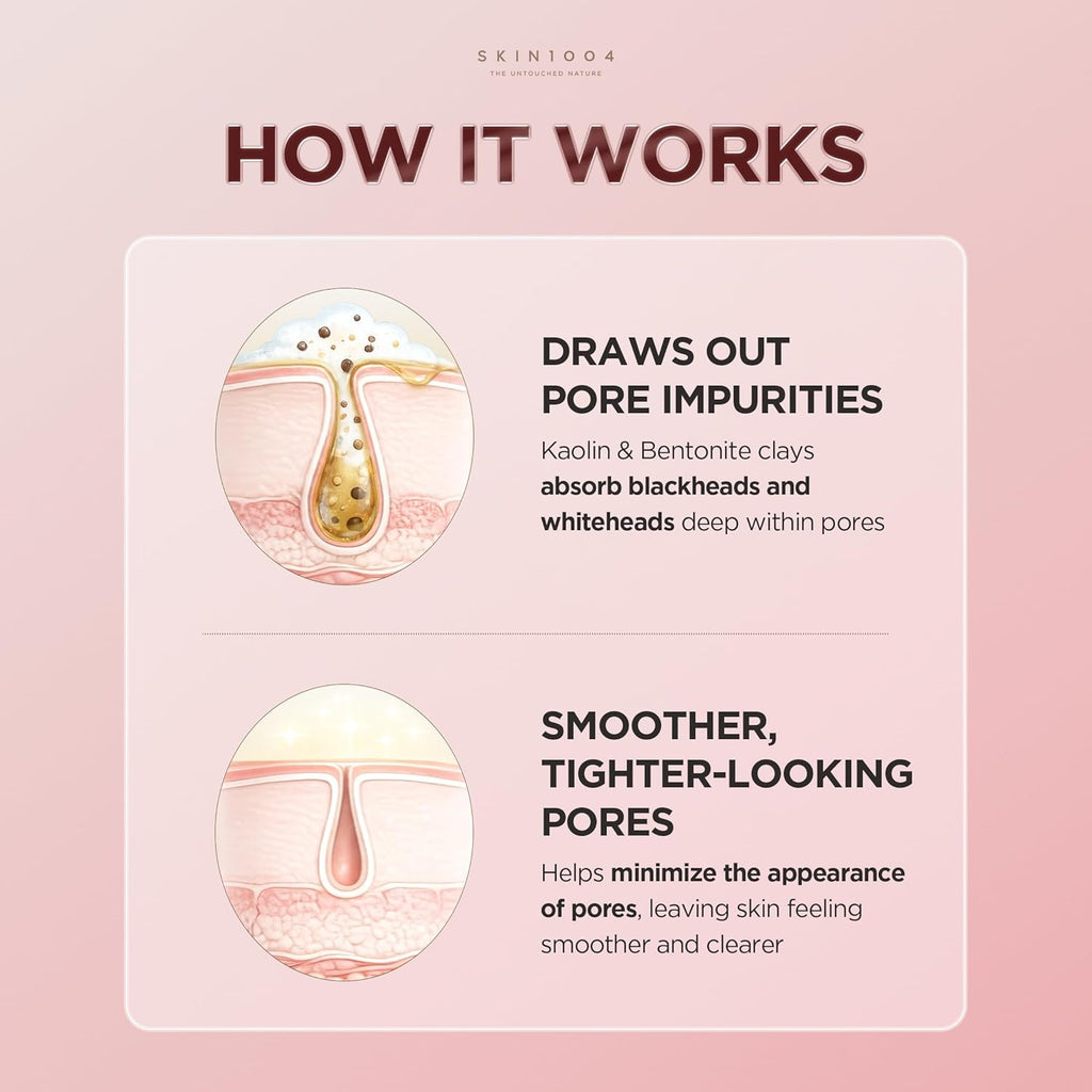 SKIN1004 [Hudson's Pick] Poremizing Quick Clay Stick Mask, Facial Clay Mask for Pores, Centella Clay Stick for Pore Minimizing, Pink Pore Mud Mask for Sebum Balance, Korean Skin Care, 0.95 oz / 27g