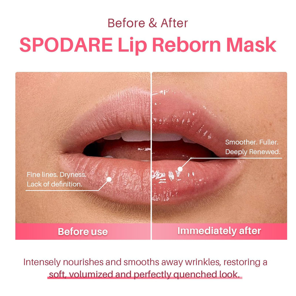 SPODARE Blueberry Lip Mask Overnight, Swirl Lip Sleeping Mask -12g
