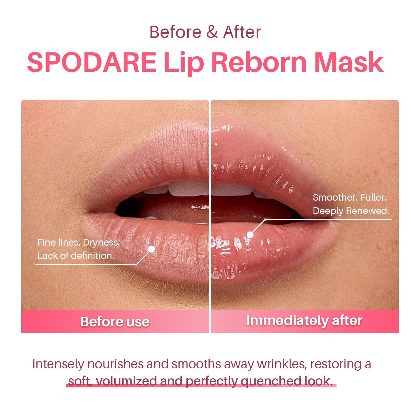 SPODARE Blueberry Lip Mask Overnight, Swirl Lip Sleeping Mask -12g