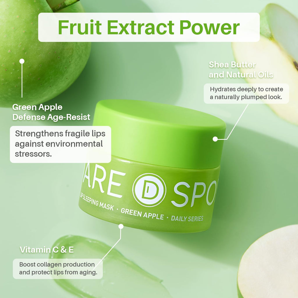 SPODARE Blueberry Lip Mask Overnight, Swirl Lip Sleeping Mask -12g