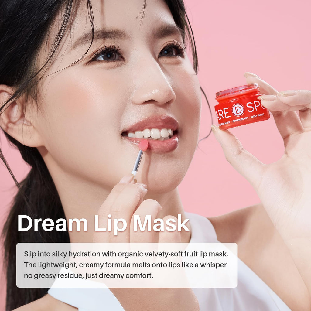 SPODARE Blueberry Lip Mask Overnight, Swirl Lip Sleeping Mask -12g