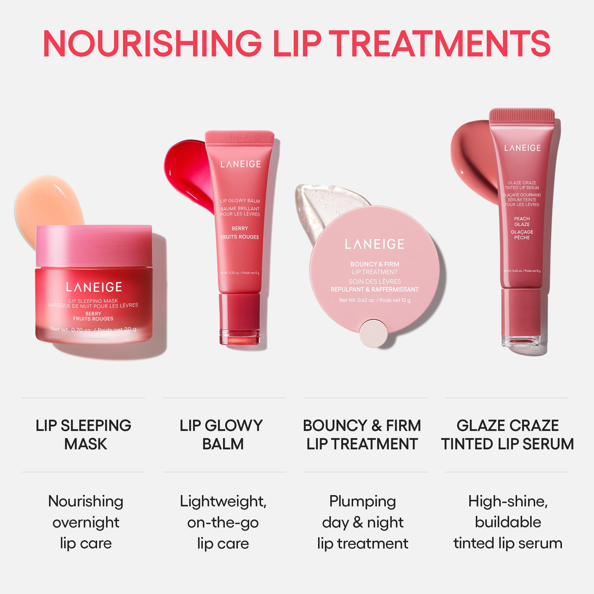 LANEIGE Lip Sleeping Mask: Korean Overnight Treatment For Dry Lips | Hydrating & Nourishing Overnight Lip Treatment Mask with Vitamin C, Shea & Murumuru Seed Butter