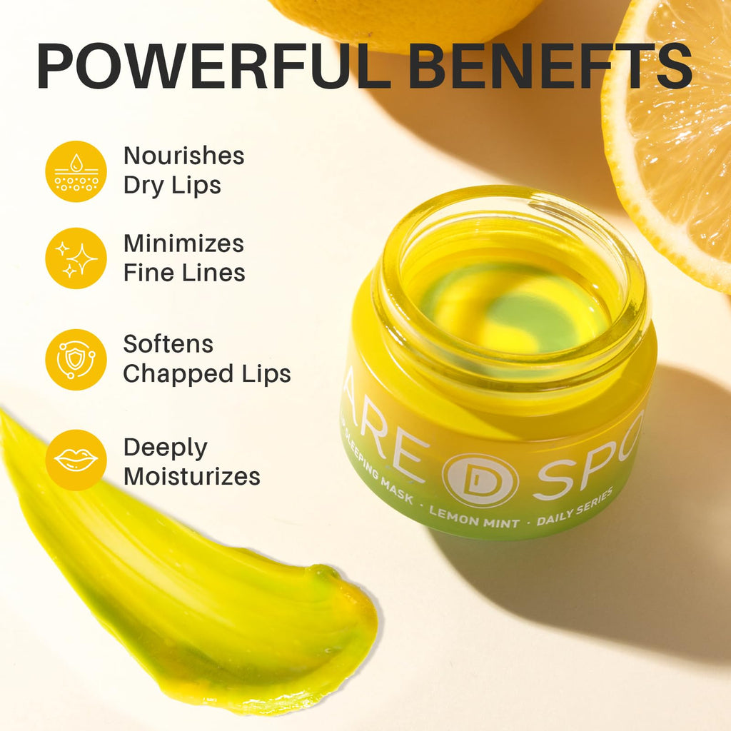 SPODARE Blueberry Lip Mask Overnight, Swirl Lip Sleeping Mask -12g