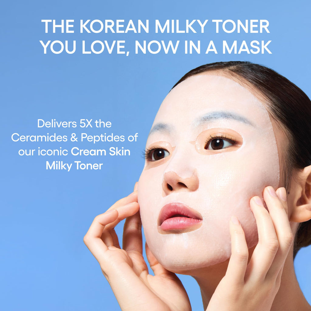 LANEIGE Cream Skin Toner & Moisturizer: Lightweight Refillable Korean Milky Toner with Ceramide & Peptide for Hydration, Firming, & Barrier Support