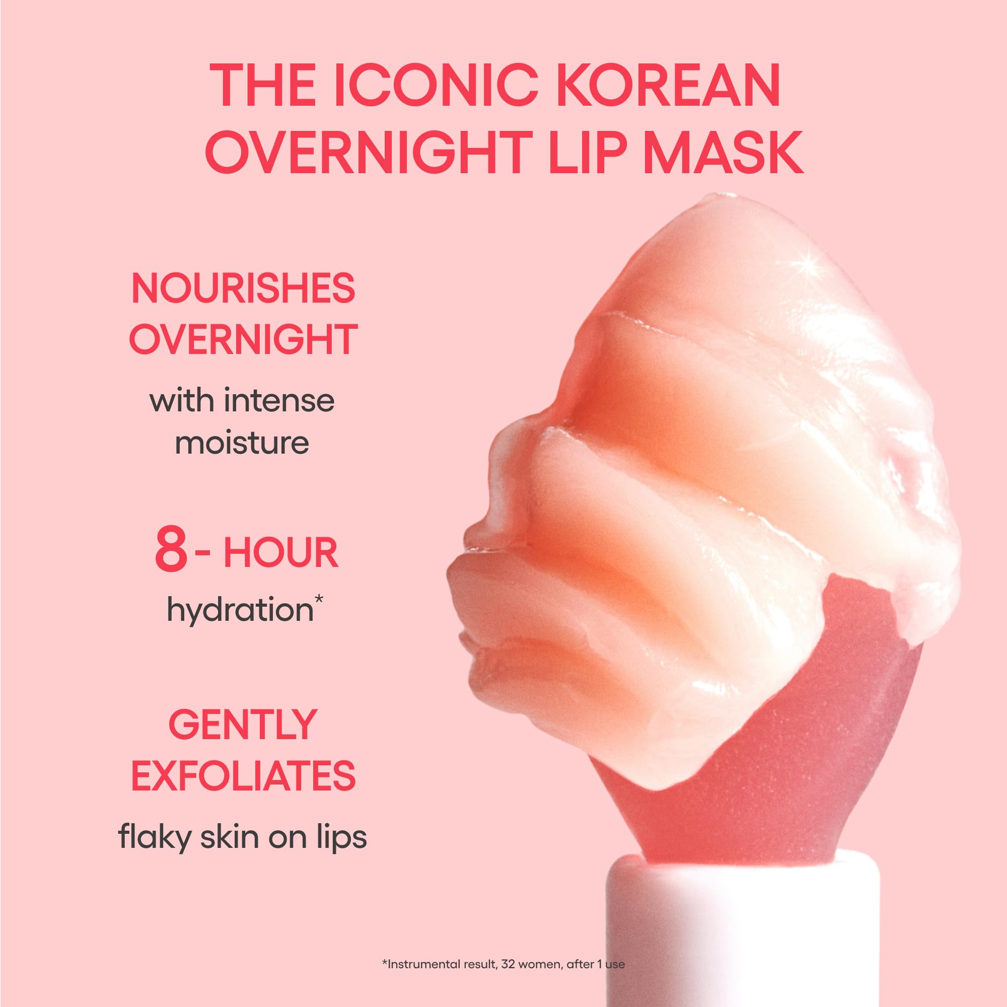 LANEIGE Lip Sleeping Mask: Korean Overnight Treatment For Dry Lips | Hydrating & Nourishing Overnight Lip Treatment Mask with Vitamin C, Shea & Murumuru Seed Butter